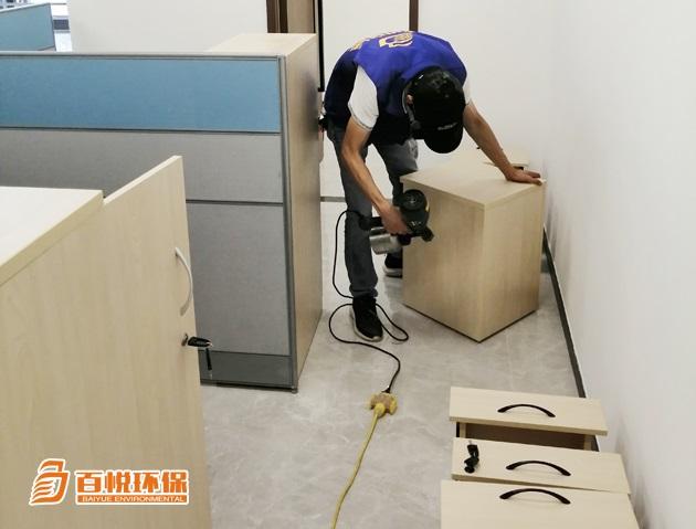 新辦公樓裝修后如何快速除甲醛？請咨詢佛山百悅環保